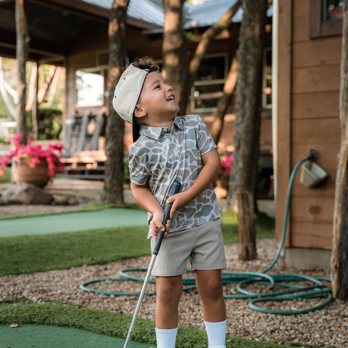Father and Son Bundle - Performance Polo - Classic Deer Camo