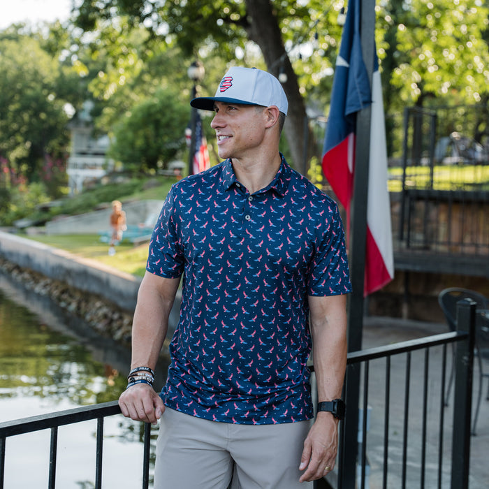 Father and Son Bundle - Performance Polo - USA Eagle