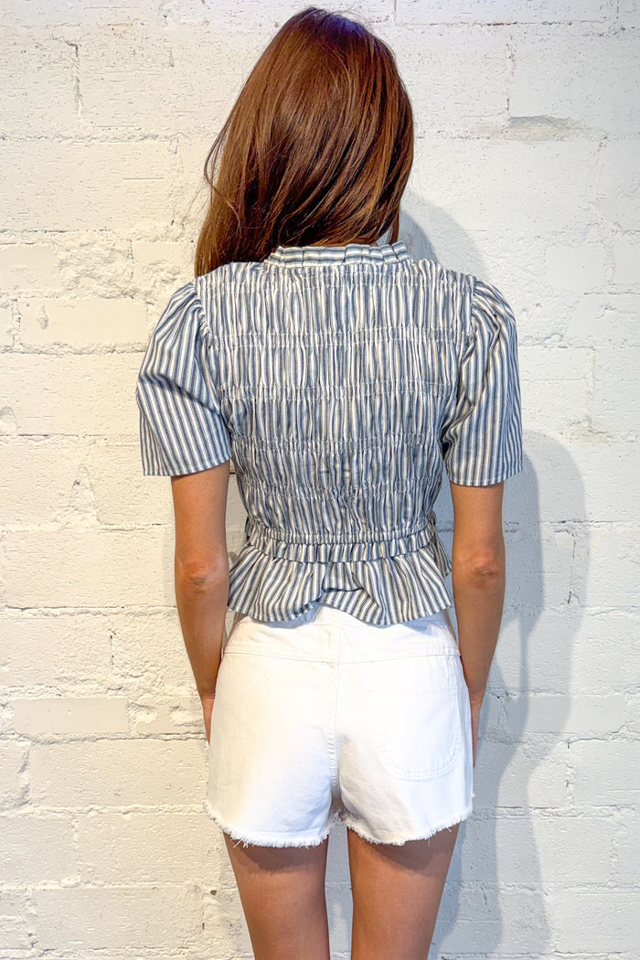 Blue Fern Top, top, tops, adeline boutique, dallas boutique, boutique
