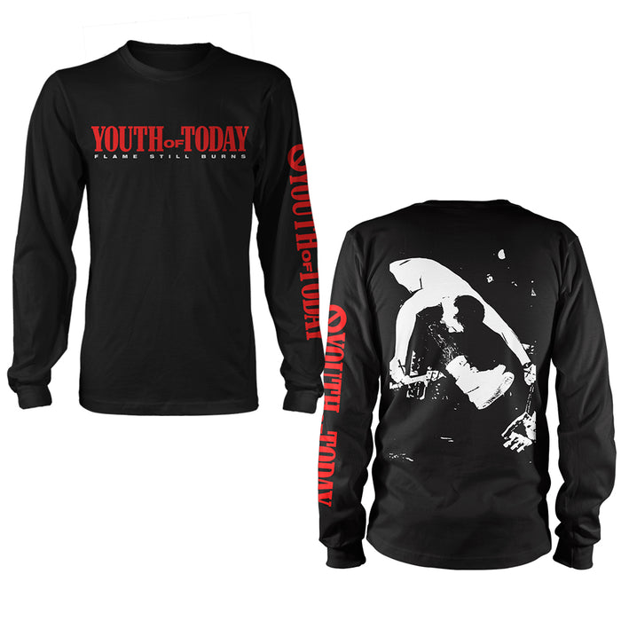 youth of today Flames Still Burn - Black Long Sleeve