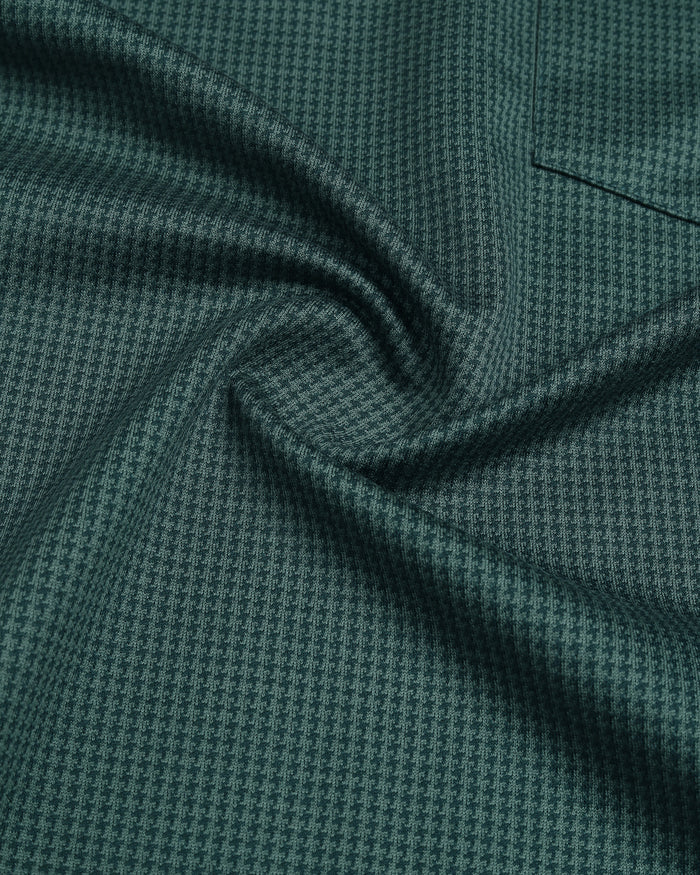 Forest Green Textured Polo - Bomi