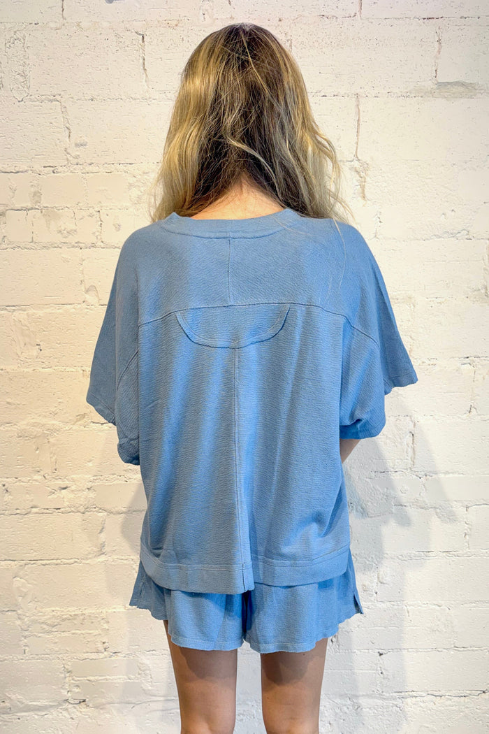 free people staycation sleep tee, tee, tees, top, tops, loungewear, set, sets, boutique, dallas boutique