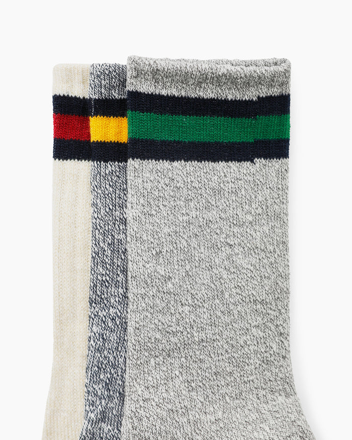 Full Length Socks 3P Multi