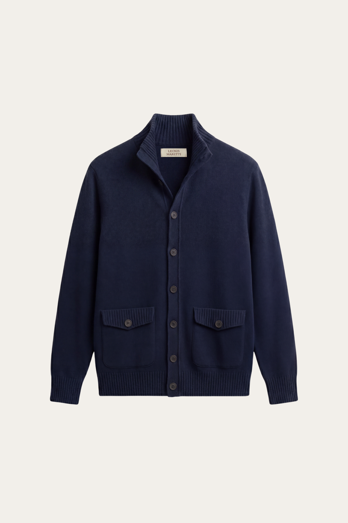 Giotto Cashmere Cardigan Navy