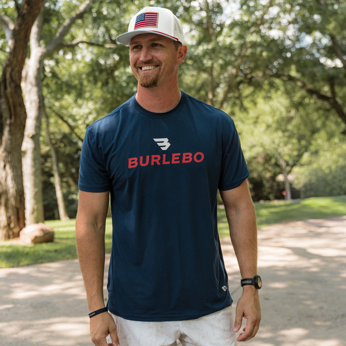 Go To Tee Prepack - Flying B Logo - Navy & White