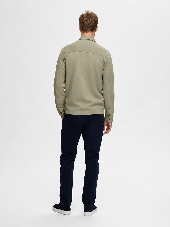 Green Organic Cotton Overshirt