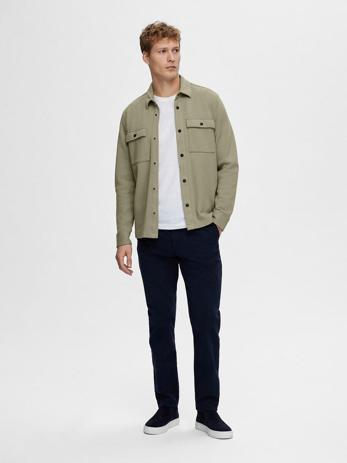 Green Organic Cotton Overshirt
