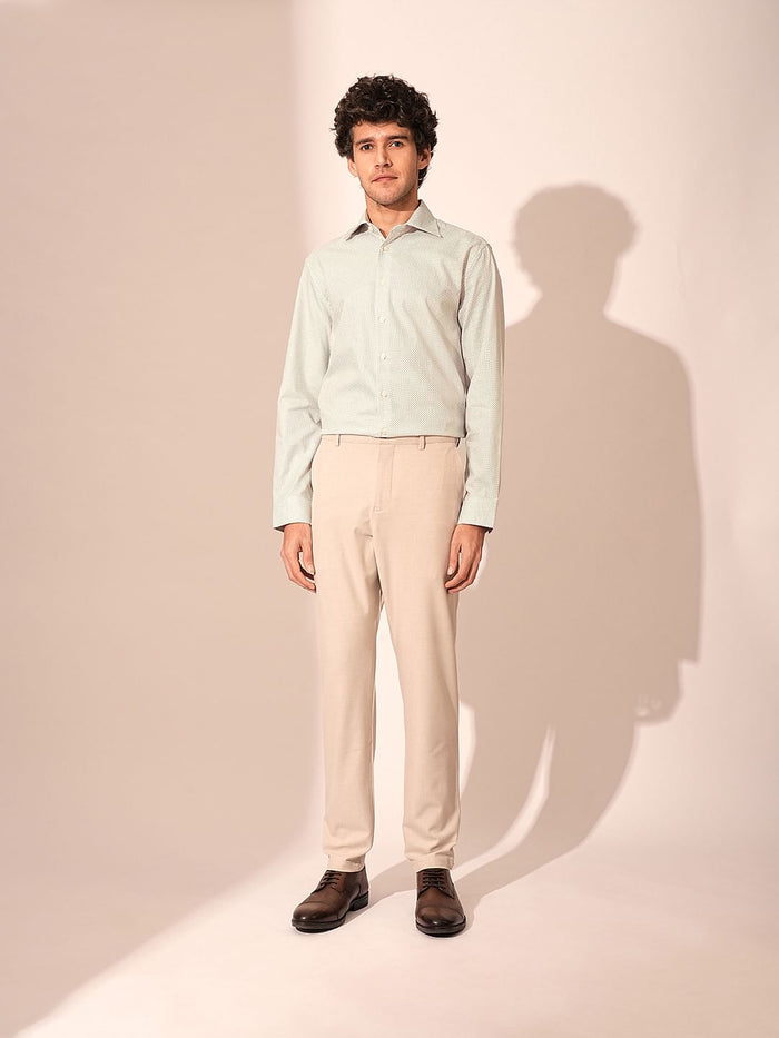Green Printed Organic Cotton Shirt