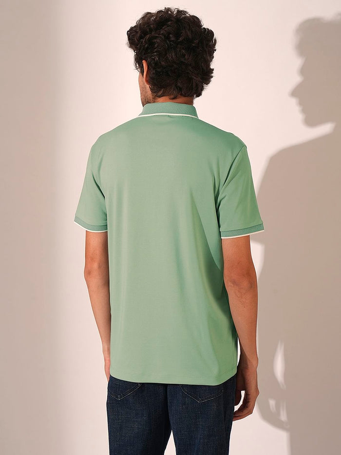 Green Regular Fit Polo