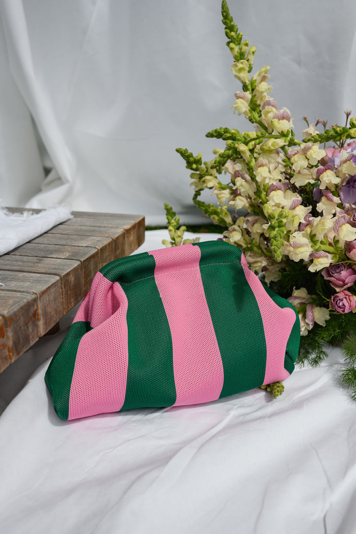 Green Striped Arabella Bag