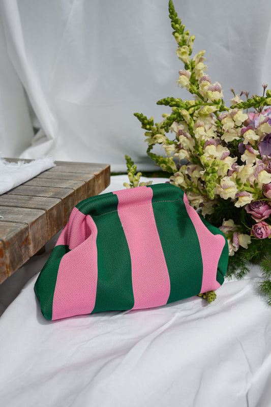 Green Striped Arabella Bag