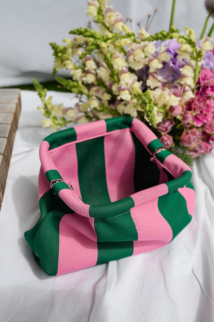 Green Striped Arabella Bag