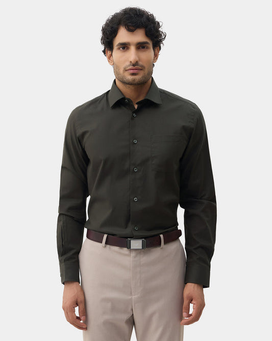 LONG SLEEVE INDIA FIT DOBBY SHIRT
