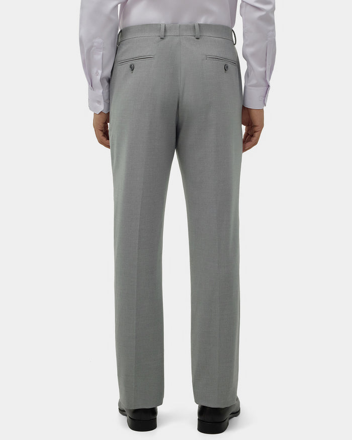 Grey Solid Trouser - Donny