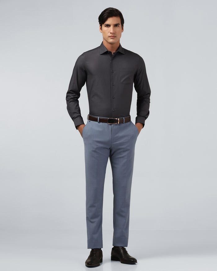 Grey Textured Shirt - Magnus