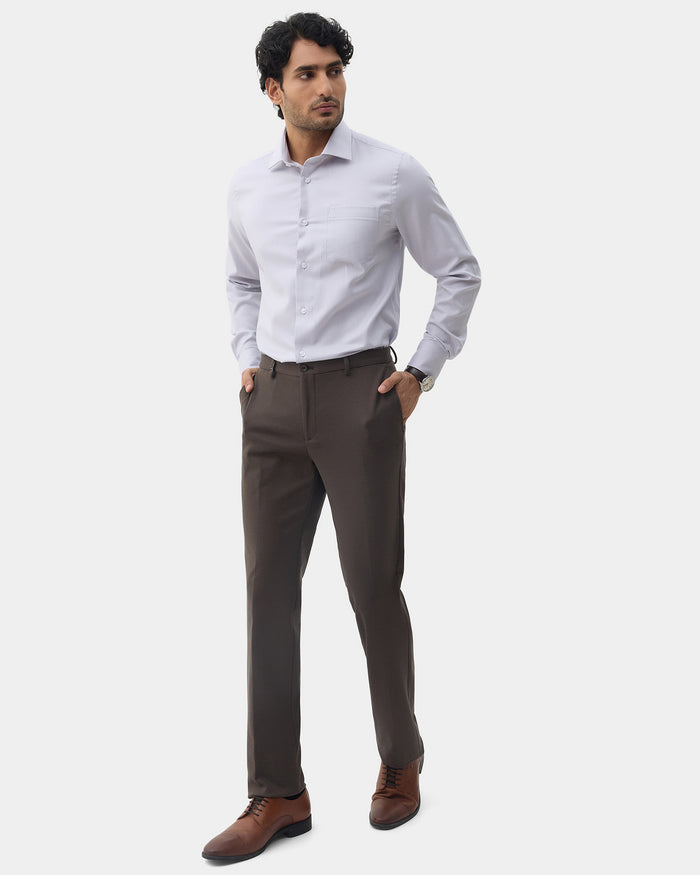 Grey Textured Shirt - Maky