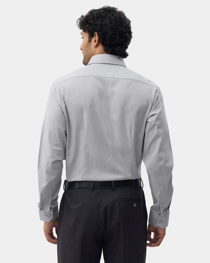Grey Textured Shirt - Refri