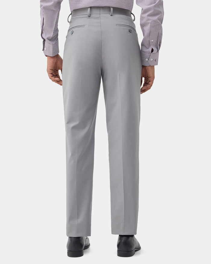 Grey Textured Trouser - Credor