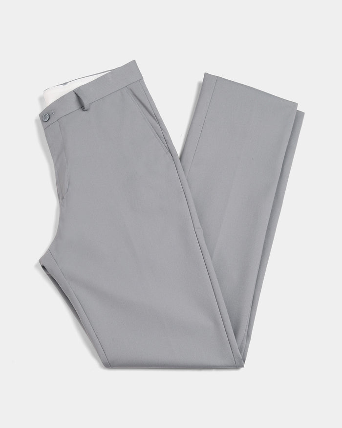 Grey Textured Trouser - Credor