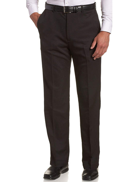 Haggar Cool 18 Pantalón Oculto de Cintura expandible para Hombre