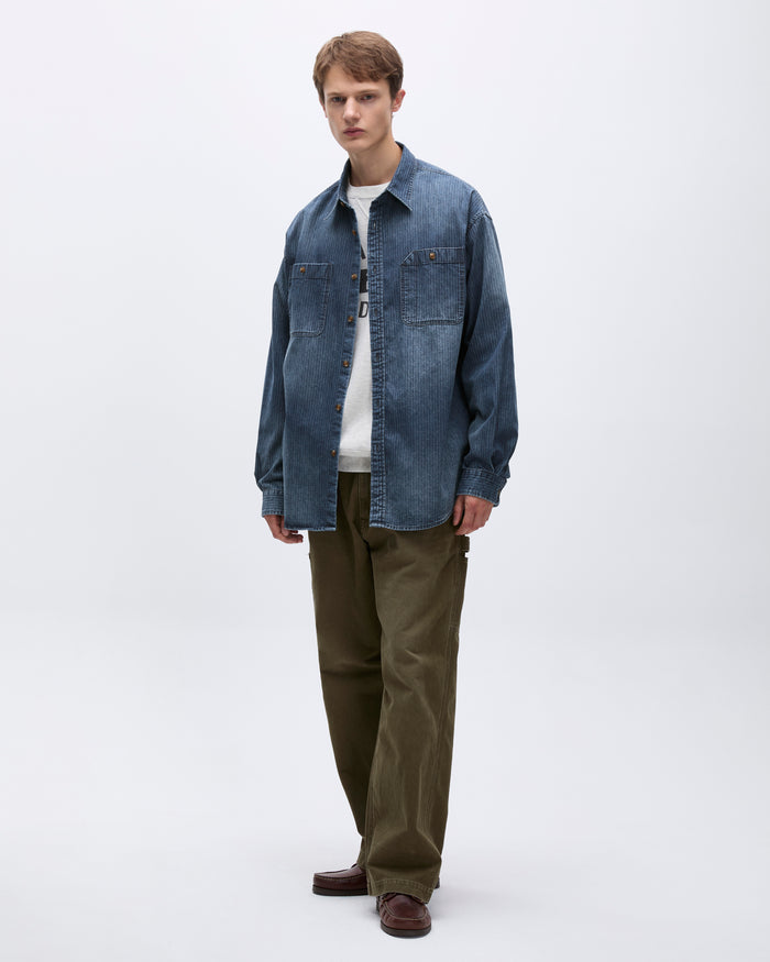 HBT Over Shirt Dark Blue
