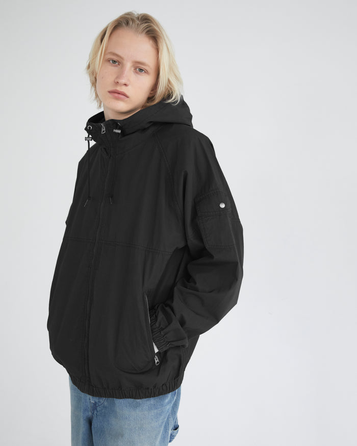 Hooded Wind Jacket Black