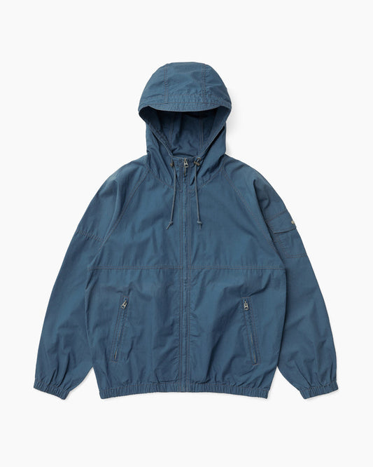 Hooded Wind Jacket Faded Blue
