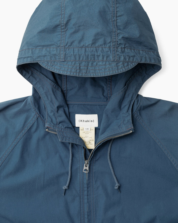 Hooded Wind Jacket Faded Blue