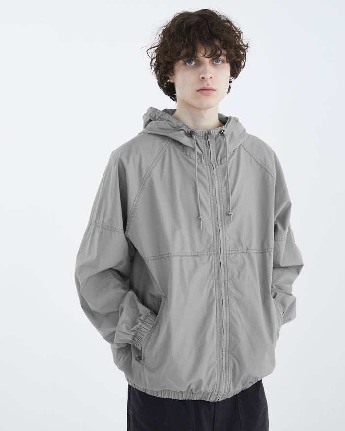 Hooded Wind Jacket Grey