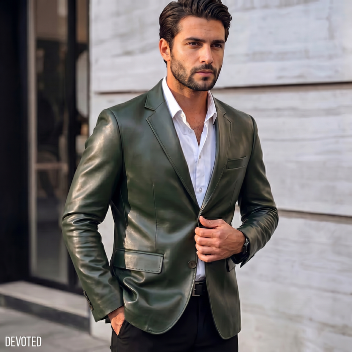 XS / Green / Leather