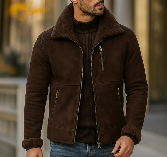 Interceptor Jacket Nappa Suede