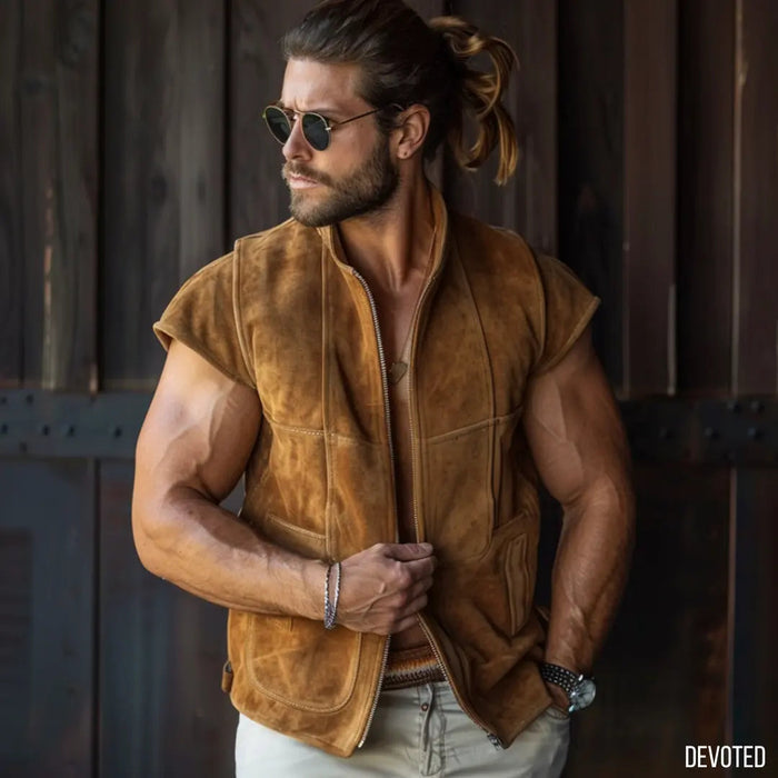 Iris Jacket - SALE Tan - Nappa Suede