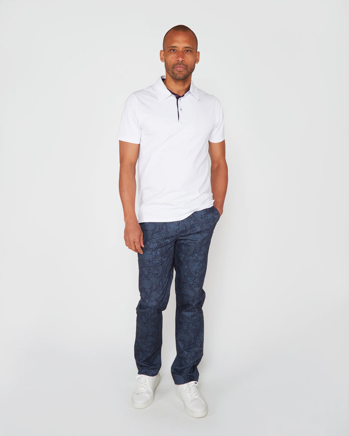 JACK PAISLEY ROMANCE PANT - NAVY
