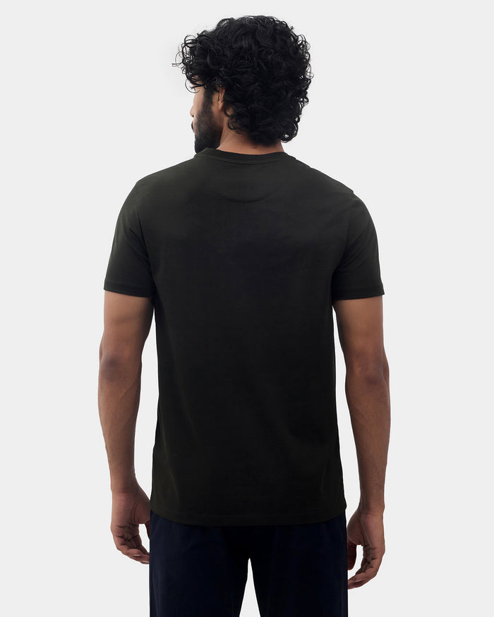 Kelp Crew Neck Printed T-Shirt - Donbei