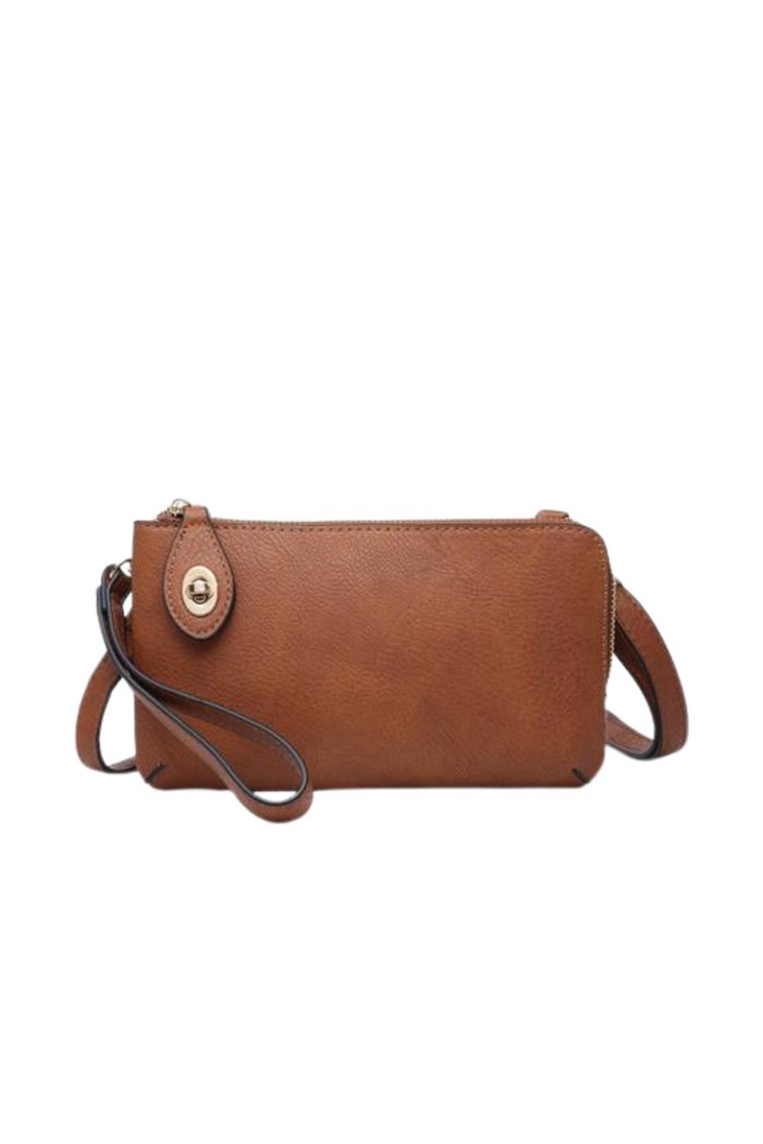 Kendall Crossbody-Wristlet Twist Lock Closure