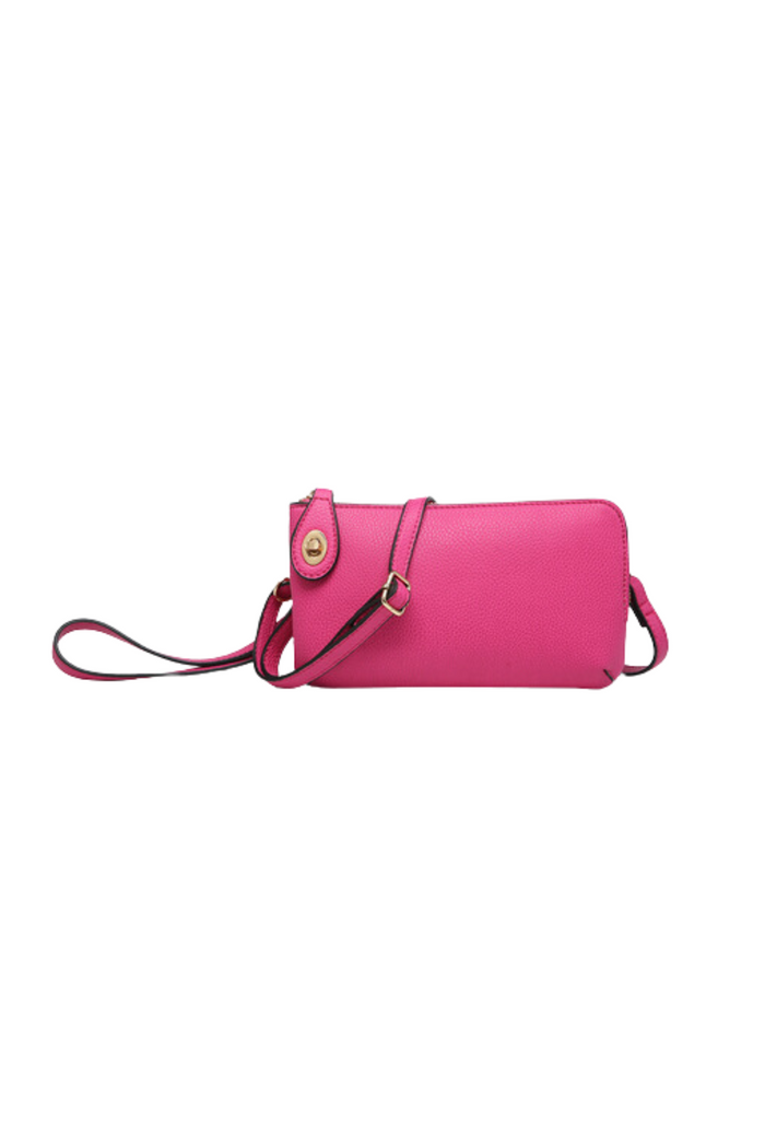 Kendall Crossbody-Wristlet Twist Lock Closure