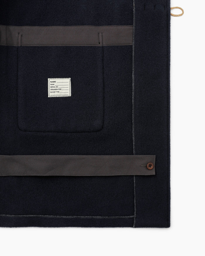 Khakis Gloverall Monty Duffle Coat Navy