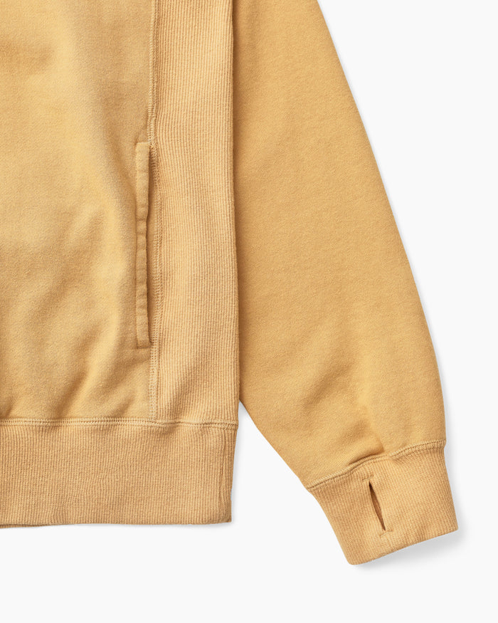 Khakis nonnative DWELLER CREW PULLOVER COTTON SWEAT Camel