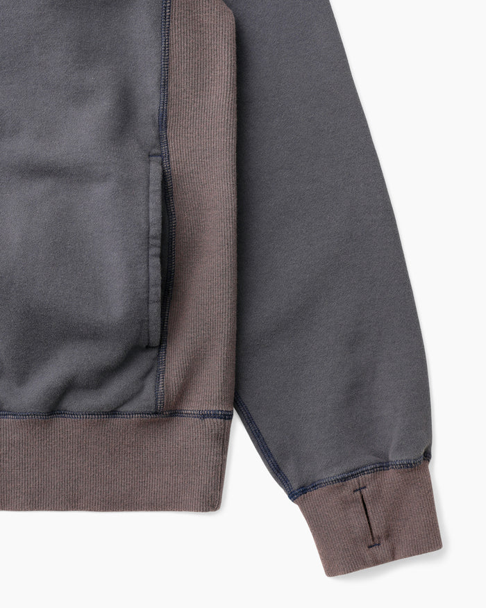 Khakis nonnative DWELLER CREW PULLOVER COTTON SWEAT Navy