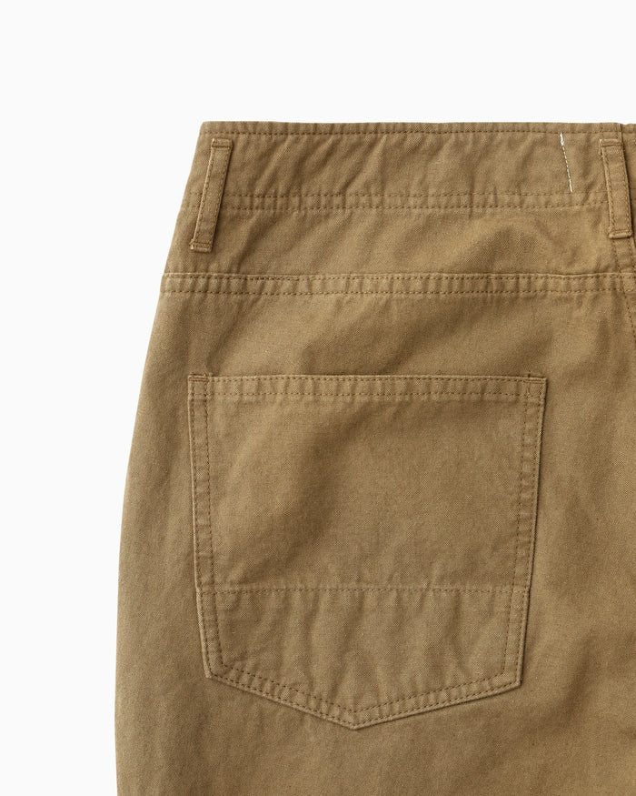 Khakis nonnative WORKER TROUSERS C/Li CANVAS Beige