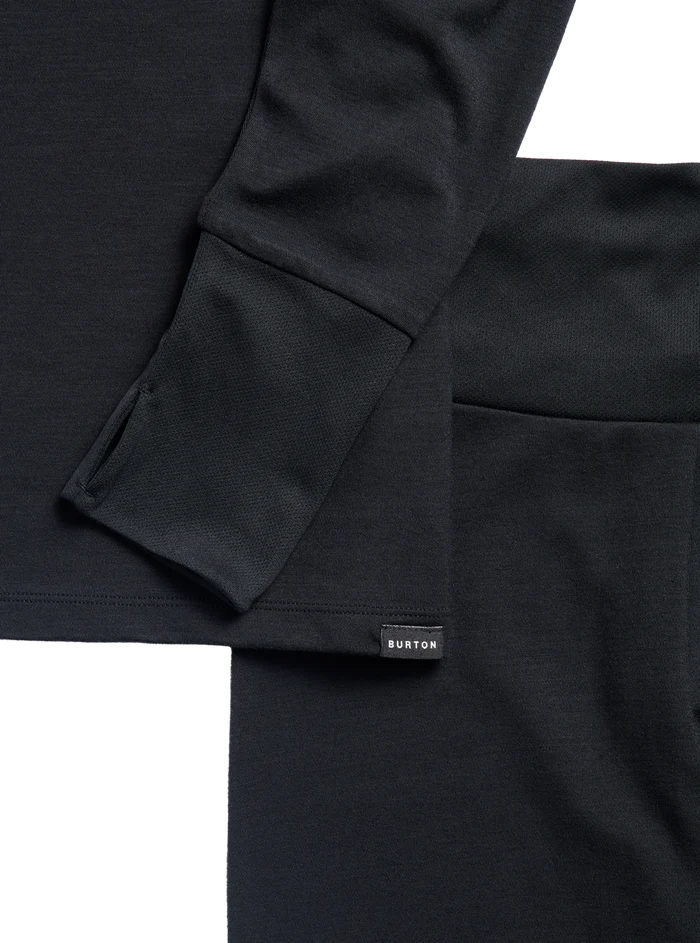 Product image of Kids' and Toddlers' Burton Merino Wool Base Layer Set[Variant:True Black]