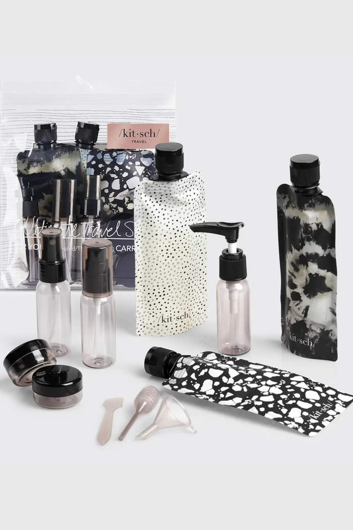 KITSCH Chic Voyager 11-Piece Refillable Travel Set