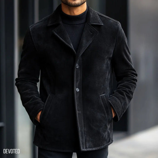 Lancer Coat Nappa Suede