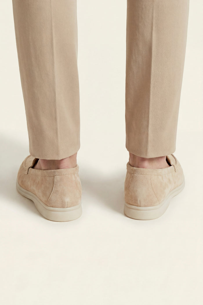 Leonis Suede Loafers Beige