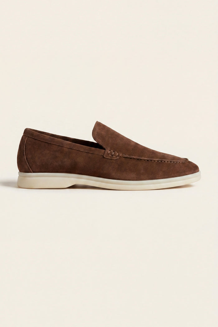 Leonis Suede Loafers Brown