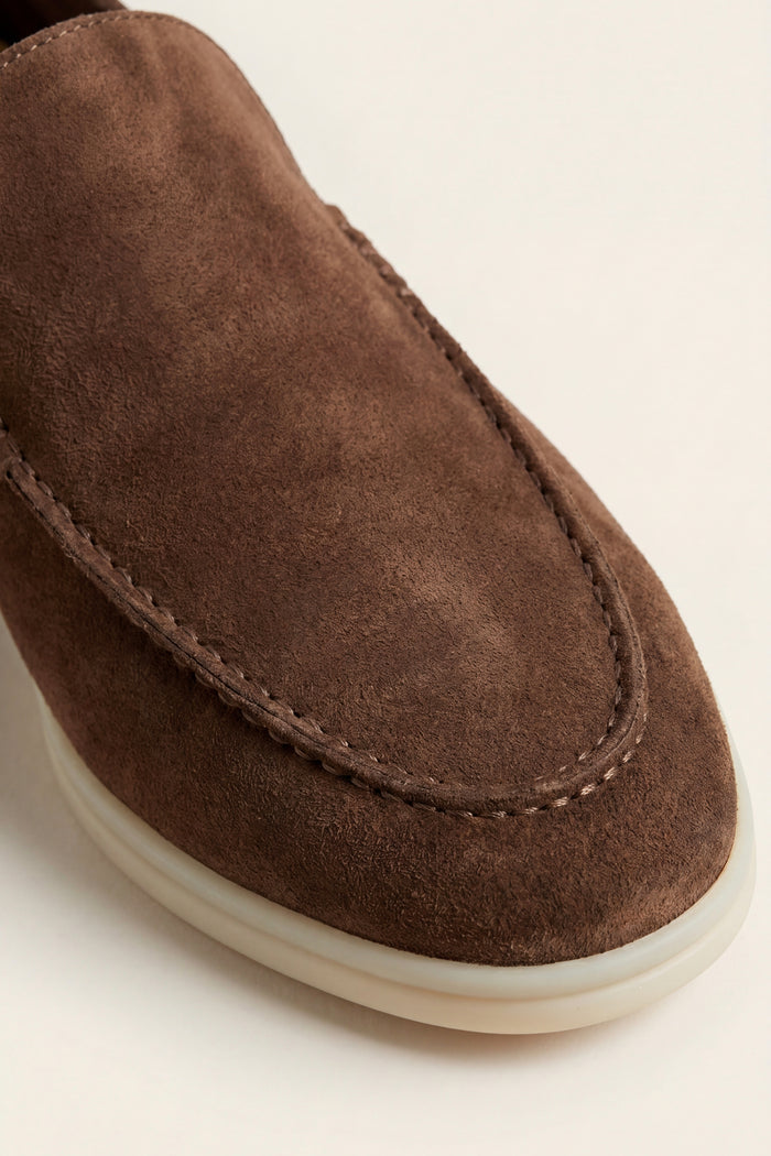 Leonis Suede Loafers Brown