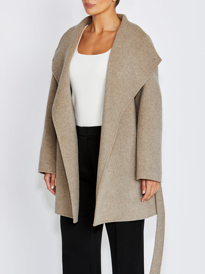 Leora Nutmeg Wool Coat