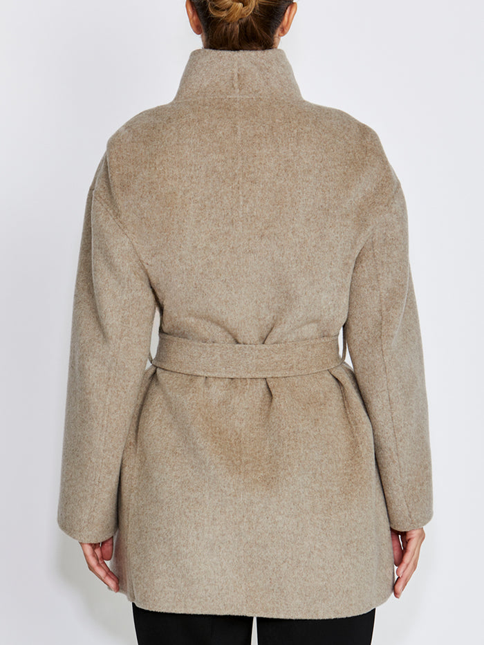Leora Nutmeg Wool Coat