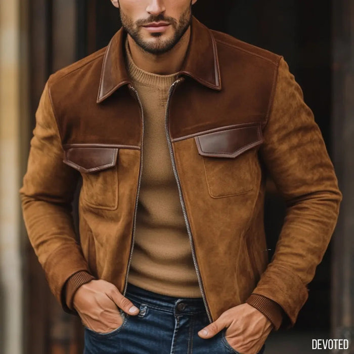 Liberator Jacket - SALE Tan - Nappa Suede