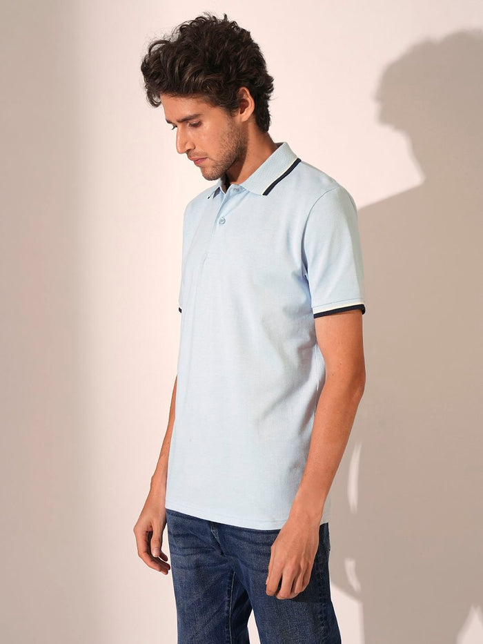 Light Blue Polo T-Shirt